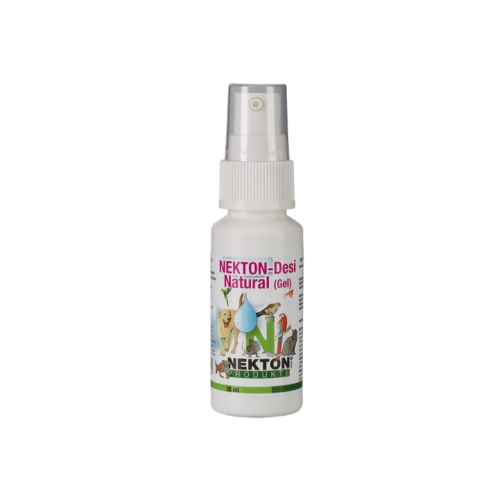 Nekton-Desi-Natural Gel 30ml til behandling af sår hos hund, kat, marsvin, krybdyr og padder uden brug af kemi.