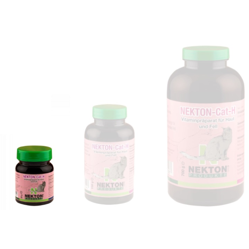 Nekton-Cat-H er et vitamintilskud til katte, hjælper med at opretholde og skabe en flot hud/pels
