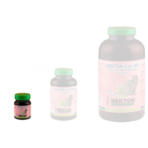 Nekton-Cat-VM er et vitamintilskud med taurin og arginin, som er nødvendigt hos katte