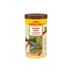 Sera Catfish Chips Nature 250 ml i bæredygtig bøtte lavet af bambus. 100% naturlige ingredienser.