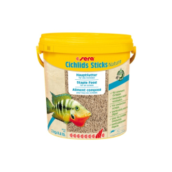 Sera Cichlids Sticks Nature 1000 ml - perfekt foder til store sydamerikanske fisk lavet i bedste kvalitet, læs mere her!