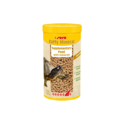 sera Raffy Mineral 1000 ml - Sumpskildpaddefoder i super i høj kvalitet med naturlige råvare der dækker alle dyrenes behov.