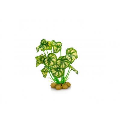 GiganTerra Stående Plante 3 er en kunstig terrarie plante med fod, såvel den kan stå oprejst!