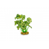 GiganTerra Stående Plante 3 er en kunstig terrarie plante med fod, såvel den kan stå oprejst!