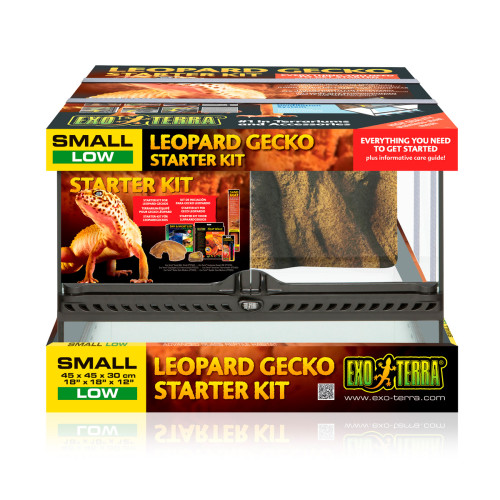 Exo Terra Leopard Gecko Terrarium Startsæt - 45x45x30cm