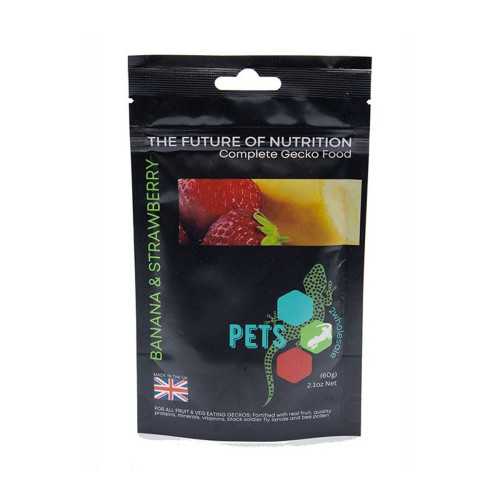 P2W - Gecko Diet - Banana & Strawberry 60g