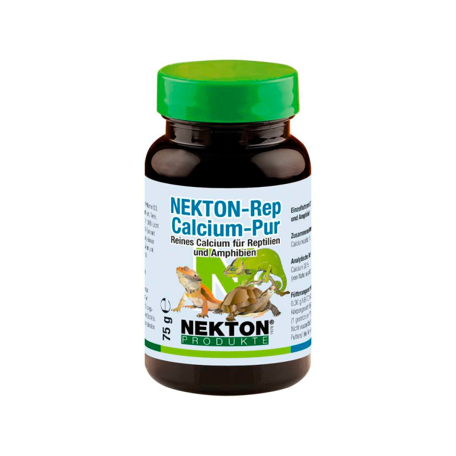 Nekton-Rep-Calcium-Pur 75g Fint kalk som sidder fast til foder/foderdyr