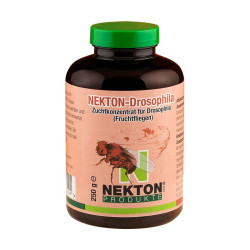 Nekton-Drosophila 250g er et færdiglavet bananflue medie fremstillet af vitaminer, gær og farvestof