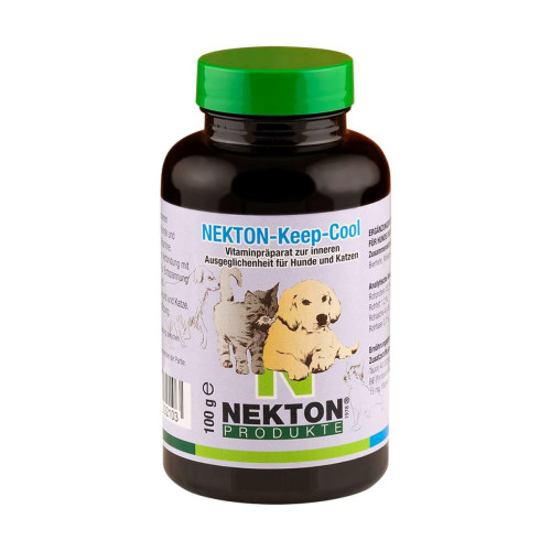 Nekton-Keep-Cool 100g er til stressede/skræmte hunde og katte, det hjælper dem med at opleve stressede situationer mere roligt