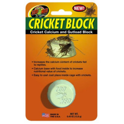 Cricket blocken fra Zoo Med, er en foderkilde til fårekyllinger. Den vil øge calciumindholdet i fårekyllingen.