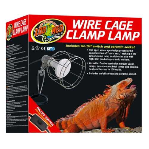 Zoo Med Wire Cage Clamp Lamp