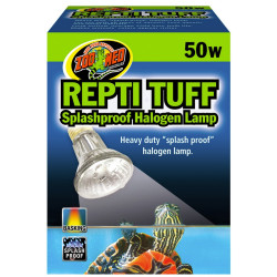 Repti Tuff 50w en "splash-proff" halogenlampe.