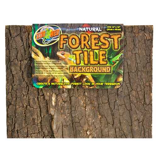 Zoo Med Natural Forest Tile Baggrund 30x45 cm perfekt som en anderledes opslagstavle.