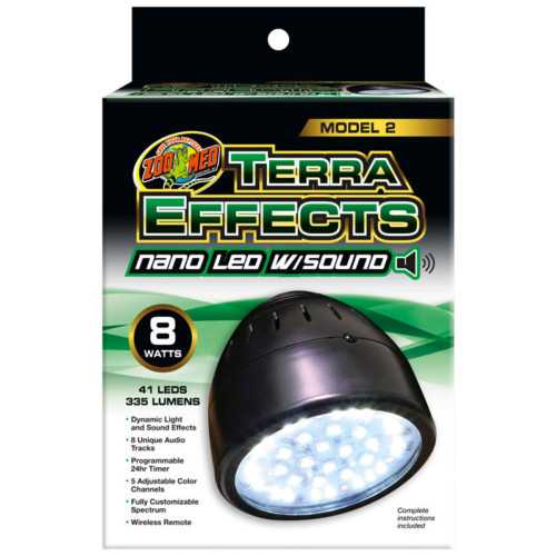 Zoo Med Terra Effects Nano LED Med lyd