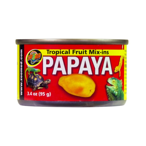Zoo Med Tropical Fruit mix Papaya - Frugt på dåse lavet som krybdyrfoder