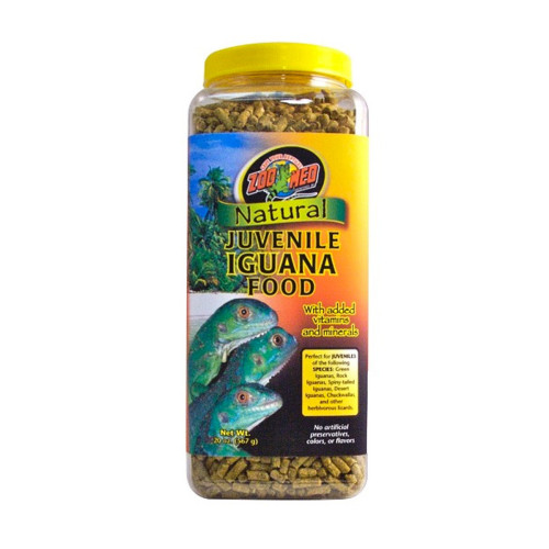 Zoo Med Iguana Food – Juvenile Formula. Leguanfoder til leguan unger eller ungdyr. Køb online på Monis.dk Nu!