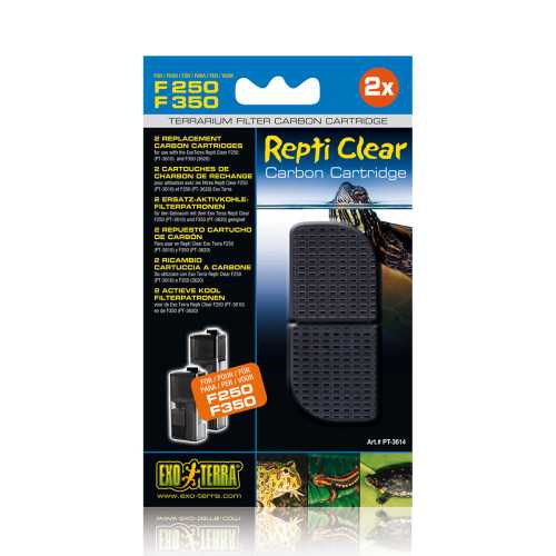 Exo Terra Repti Clear Carbon Cartridge F250/F350