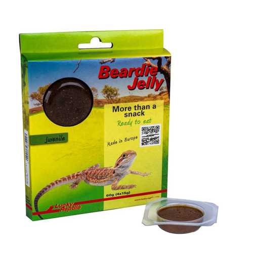 Lucky Reptile Beardie Jelly Juvenil 4 x 15g